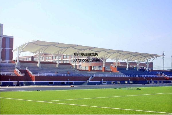 河北<font color='red'>膜結(jié)構(gòu)看臺</font>/舞臺【河北省科技工程學(xué)校等】工程設(shè)計施工案例